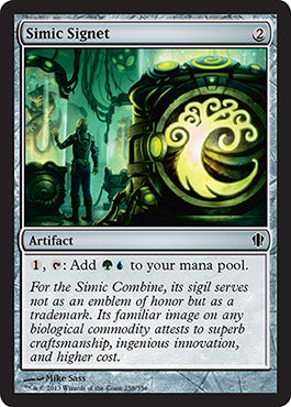 Simic Signet (Commander 2013 Edition) Light Play