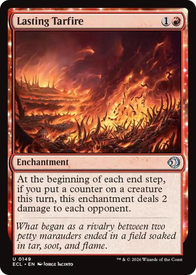 Lasting Tarfire (Lorwyn Eclipsed) Near Mint Foil