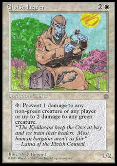 Elvish Healer (Ice Age) Light Play