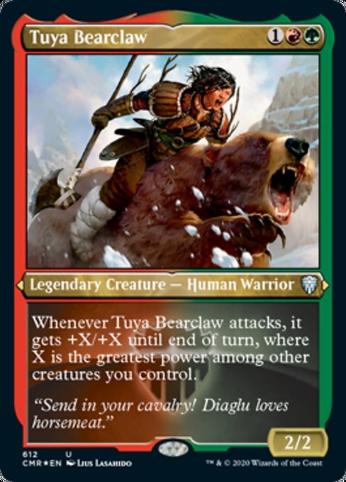 Tuya Bearclaw (Foil Etched) (Commander Legends) Near Mint Foil