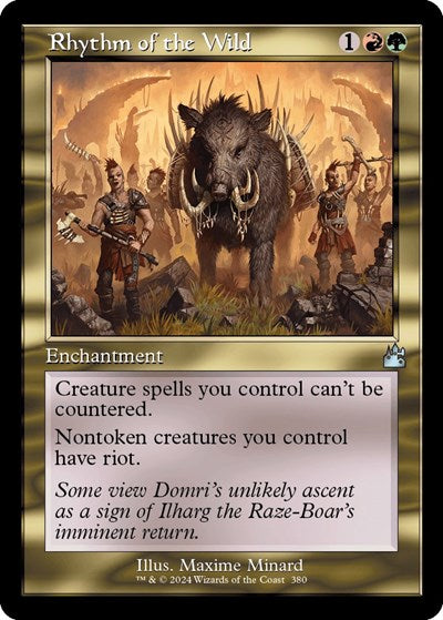 Rhythm of the Wild (Retro Frame) (Ravnica Remastered) Light Play