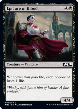 Epicure of Blood (Magic 2020 Core Set) Light Play Foil