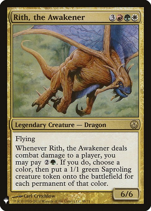 Rith, the Awakener (Mystery Booster) Light Play