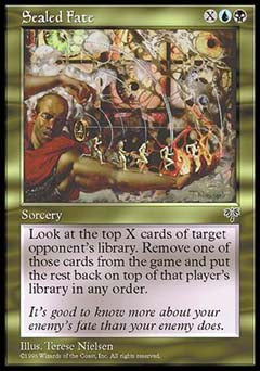 Sealed Fate (Mirage) Light Play