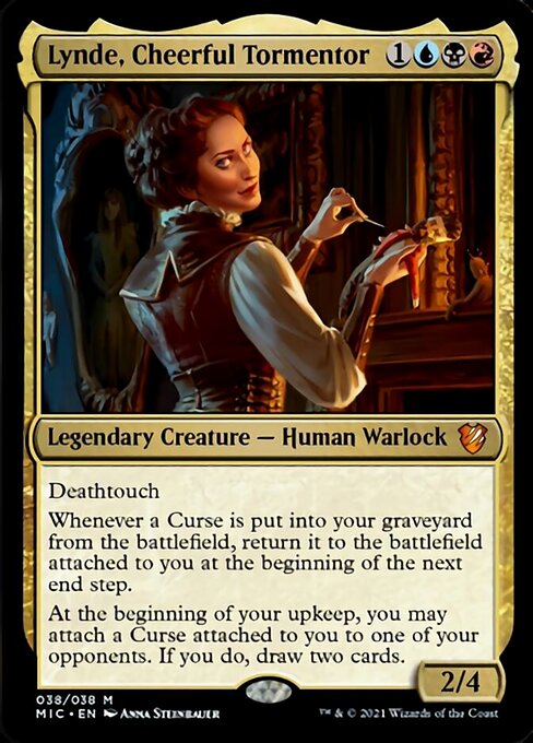 Lynde, Cheerful Tormentor (Commander 2021 Midnight Hunt) Light Play