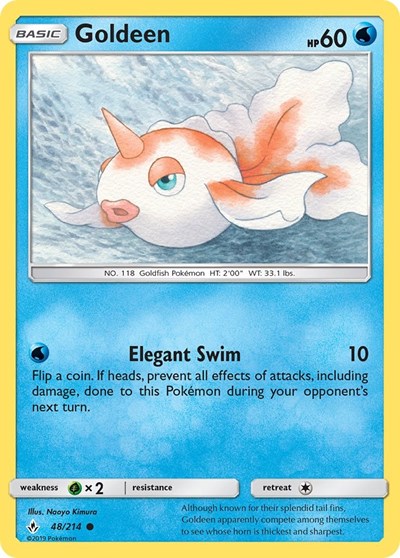 Goldeen (SM - Unbroken Bonds) Near Mint Reverse Holofoil