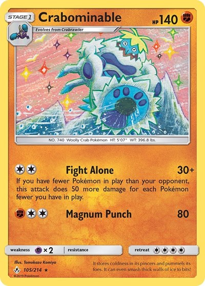 Crabominable (SM - Unbroken Bonds) Near Mint