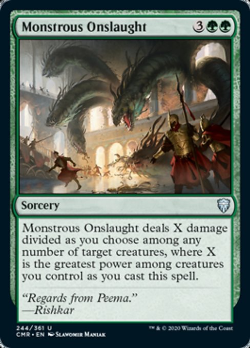 Monstrous Onslaught (Commander Legends) Near Mint Foil
