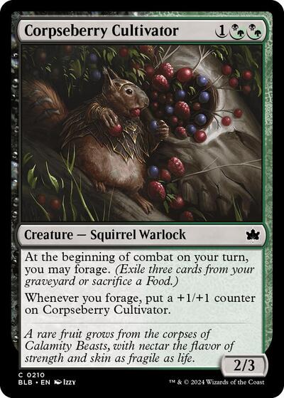 Corpseberry Cultivator (Bloomburrow) Near Mint Foil
