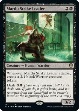 Mardu Strike Leader (Commander Legends: Battle for Baldur's Gate) Near Mint