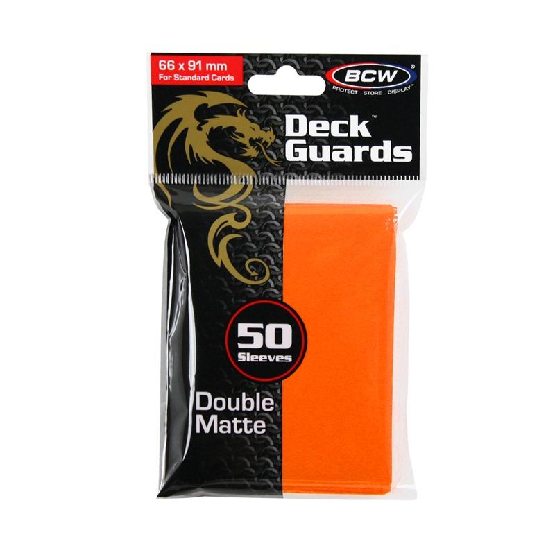 Deck Guards Double Matte Standard - Orange (50-Pack)