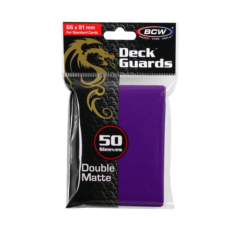 Deck Guards Double Matte Standard - Purple (50-Pack)