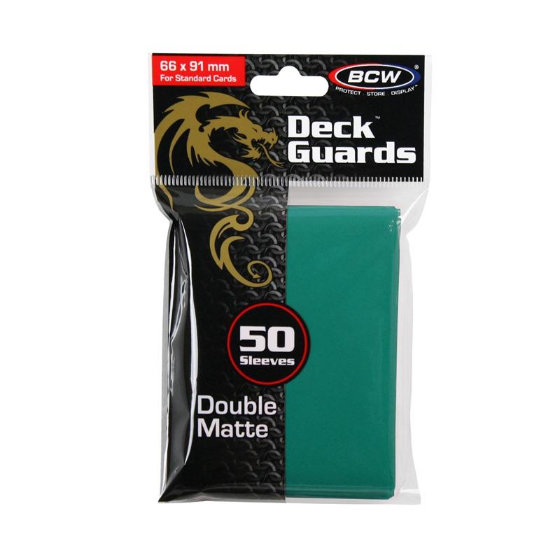 Deck Guards Double Matte Standard - Teal (50-Pack)