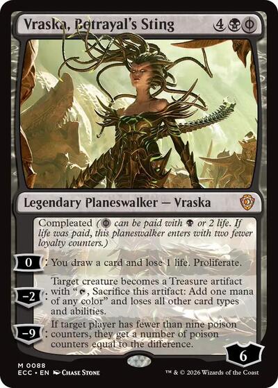 Vraska, Betrayal's Sting (Commander: Lorwyn Eclipsed) Near Mint