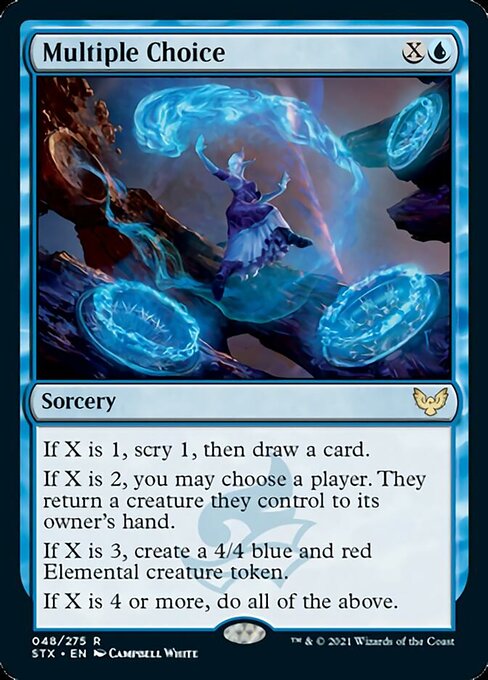 Multiple Choice (Strixhaven) Near Mint Foil