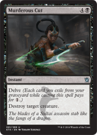 Murderous Cut (Khans of Tarkir) Light Play