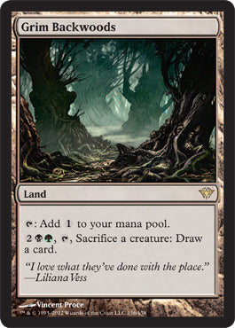 Grim Backwoods (Dark Ascension) Light Play Foil