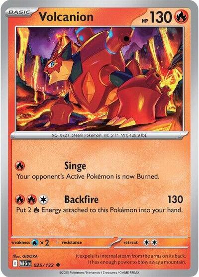 Volcanion (ME01: Mega Evolution) Near Mint