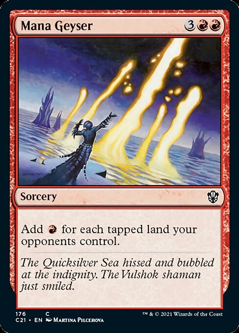 Mana Geyser (Commander 2021 Strixhaven) Light Play