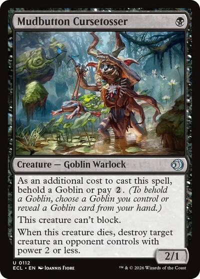 Mudbutton Cursetosser (Lorwyn Eclipsed) Near Mint Foil