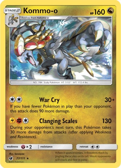 Kommo-o (SM - Crimson Invasion) Near Mint