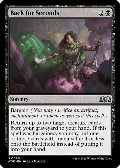 Back for Seconds (Wilds of Eldraine) Light Play Foil