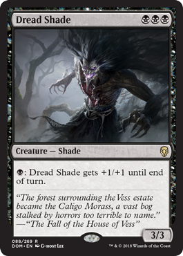 Dread Shade (Dominaria) Light Play Foil