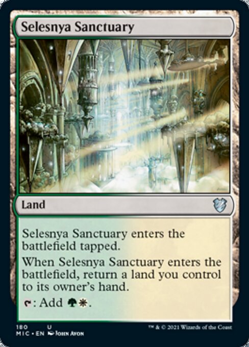 Selesnya Sanctuary (Commander 2021 Midnight Hunt) Near Mint