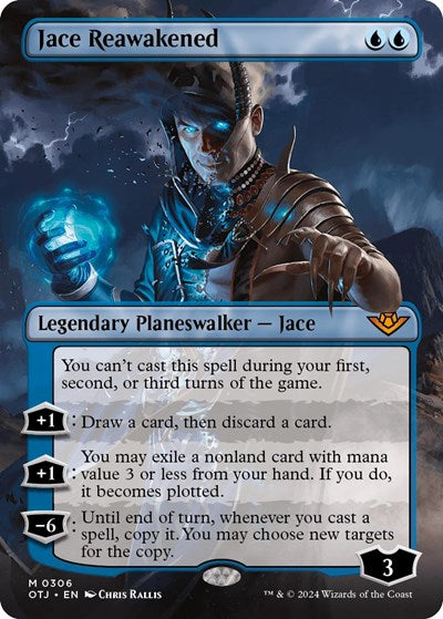 Jace Reawakened (Borderless) (Outlaws of Thunder Junction) Near Mint