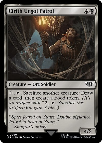 Cirith Ungol Patrol (Universes Beyond: The Lord of the Rings: Tales of Middle-earth) Near Mint Foil