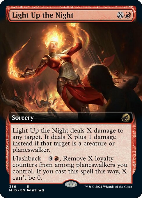 Light Up the Night (Extended Art) (Innistrad: Midnight Hunt) Light Play