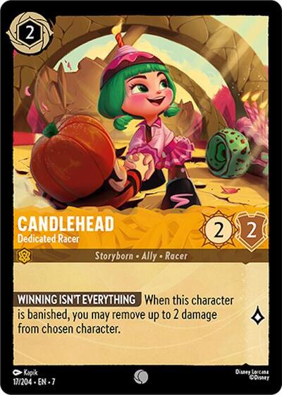 Candlehead - Dedicated Racer (Archazia's Island) Near Mint