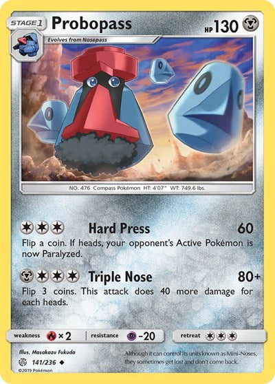 Probopass (SM - Cosmic Eclipse) Near Mint Reverse Holofoil