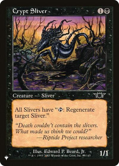 Crypt Sliver (The List) Near Mint