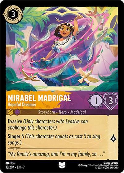 Mirabel Madrigal - Hopeful Dreamer (Archazia's Island) Near Mint Cold Foil