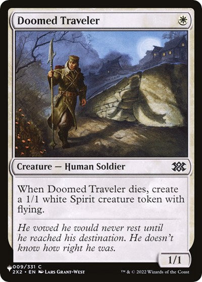 Doomed Traveler (2X2) (The List) Light Play