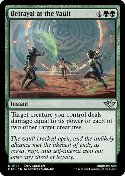 Betrayal at the Vault (Outlaws of Thunder Junction) Near Mint Foil