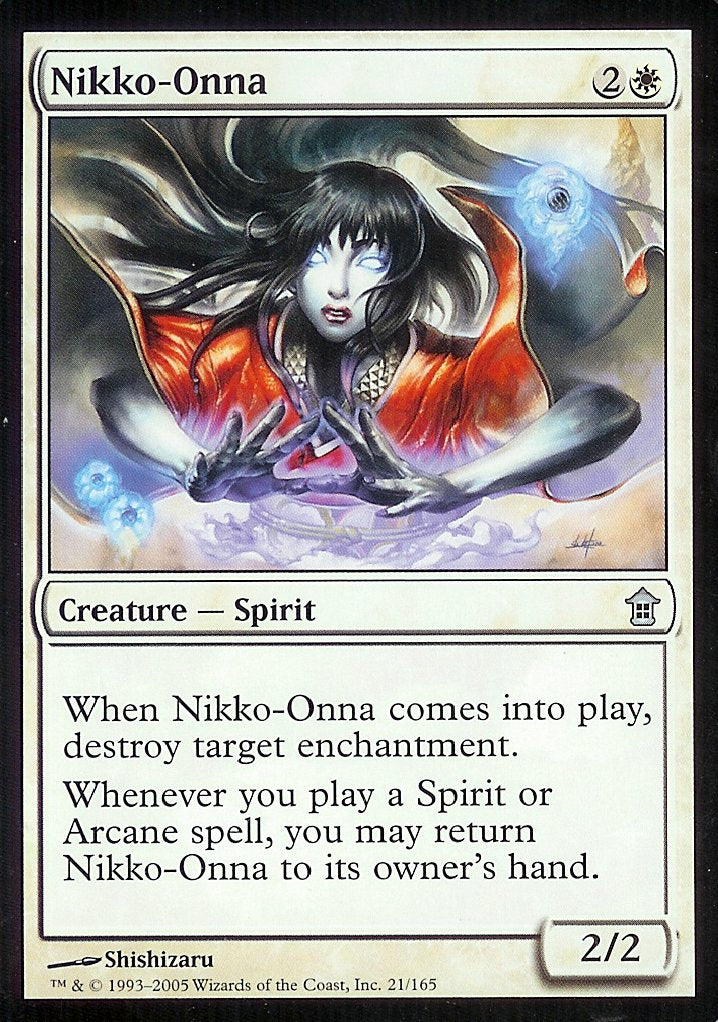 Nikko-Onna (Saviors of Kamigawa) Light Play