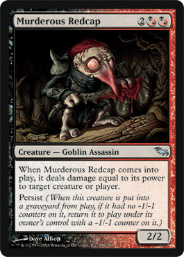 Murderous Redcap (Shadowmoor) Light Play