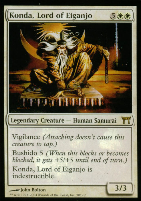 Konda, Lord of Eiganjo (Champions of Kamigawa) Light Play