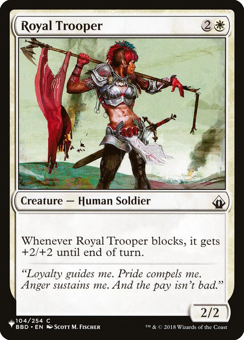 Royal Trooper (The List) Light Play