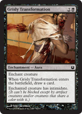 Grisly Transformation (Born of the Gods) Light Play Foil
