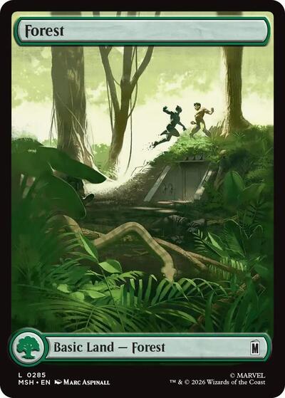 Forest (0285) (Marvel Super Heroes) Near Mint Foil