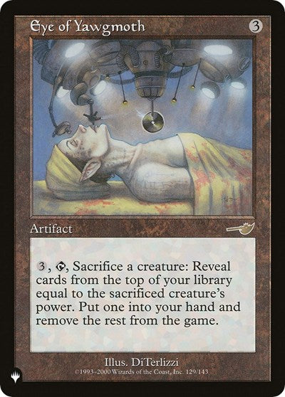 Eye of Yawgmoth (The List) Light Play