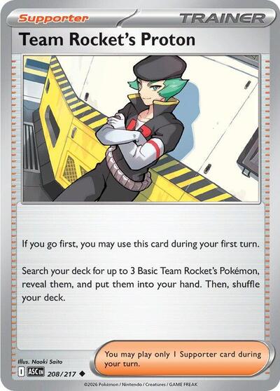 Team Rocket's Proton (ME: Ascended Heroes) Near Mint