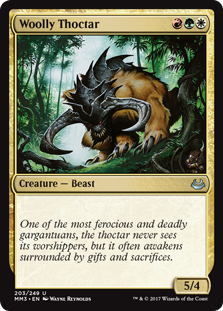 Woolly Thoctar (Modern Masters 2017) Light Play Foil