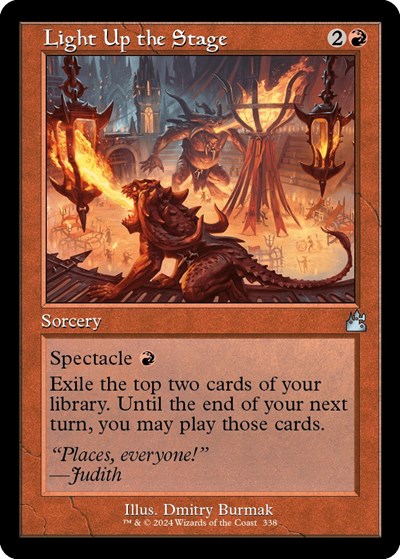 Light Up the Stage (Retro Frame) (Ravnica Remastered) Light Play