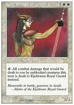 Kjeldoran Royal Guard (Classic 6th Edition) Light Play