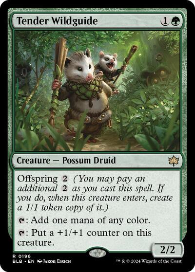 Tender Wildguide (Bloomburrow) Light Play