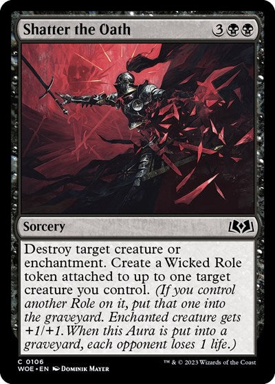 Shatter the Oath (Wilds of Eldraine) Light Play Foil